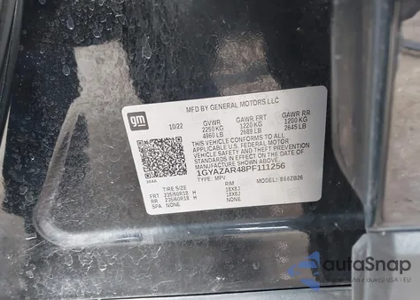 2023 Cadillac Xt4 Fwd Luxury z USA, uszkodzony, nr VIN 1GYAZAR48PF111256